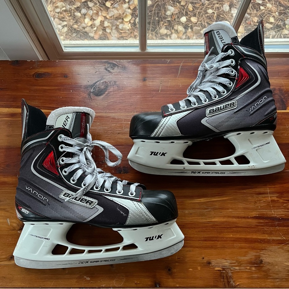 Bauer Vapor X50 Pro Black and Red Hockey Skates